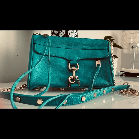 Turquoise Rebecca Minkoff M.A.C. Crossbody - Picture 8 of 9